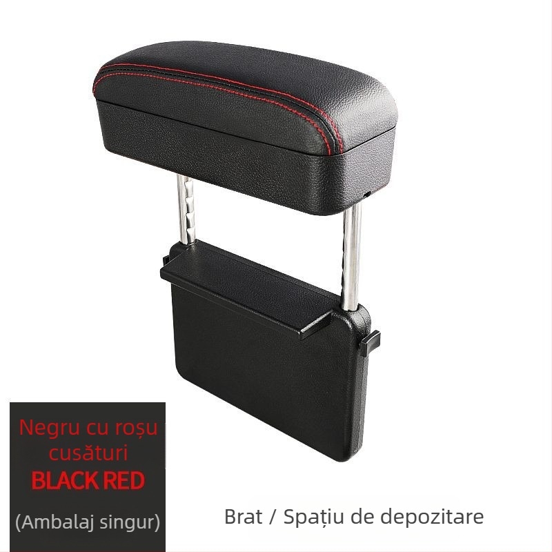 Cutie pentru cotiera auto – depozitare multifuncțională, înălțime reglabilă, potrivire universală