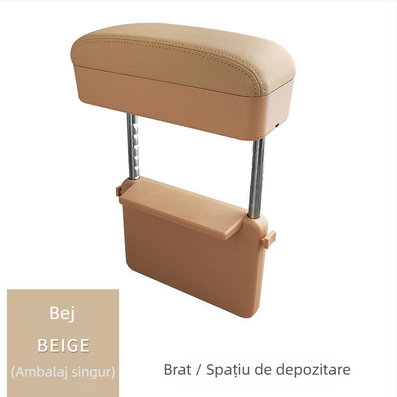 Cutie pentru cotiera auto – depozitare multifuncțională, înălțime reglabilă, potrivire universală