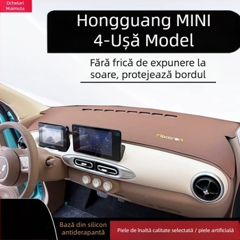 Covoraș de protecție pentru panoul de bord interior, pentru Wuling Mini 4-uși Advanced — Compatibil cu 25 de modele; Model logo mărcii; Brand privat autorizat