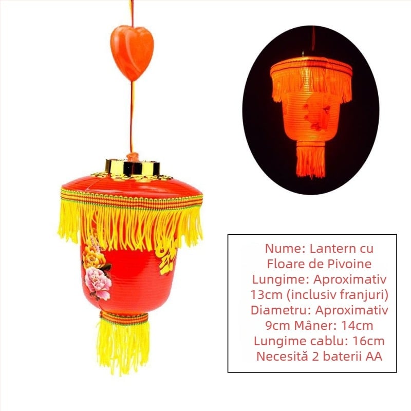 Fanar LED portabil pentru copii, cu interacțiune sunet-lumină – jucărie din plastic, 14+ ani