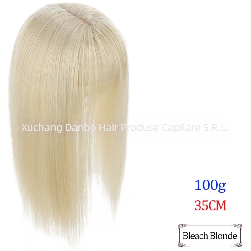 Perucă pentru creșterea volumului și schimbarea coafurii, breton 3D aerisit, model TD02/BF02, material: sârmă rezistentă la temperatură, tip breton Qi