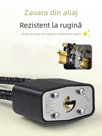 Încuietoare pentru coșul frontal al bicicletei electrice cu încuietoare pentru cască — anti-furt, Kepu, unisex