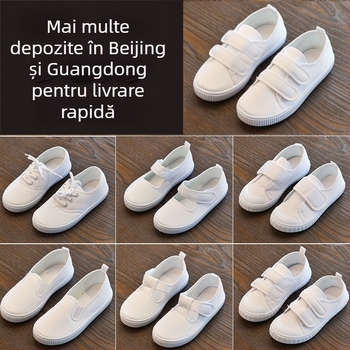 Pantofi sport pentru copii, cu partea superioară din denim, talpă din plastic, pentru 1–3 ani