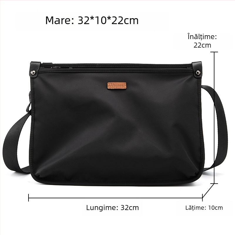 Geantă de umăr pentru bărbați din nailon 608, stil casual, iarnă 2024, potrivită pentru călătorii de agrement