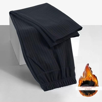 Pantaloni capri pentru femei, talie înaltă, croială lejeră, croială dreaptă, țesătură poliester (90-95% poliester)