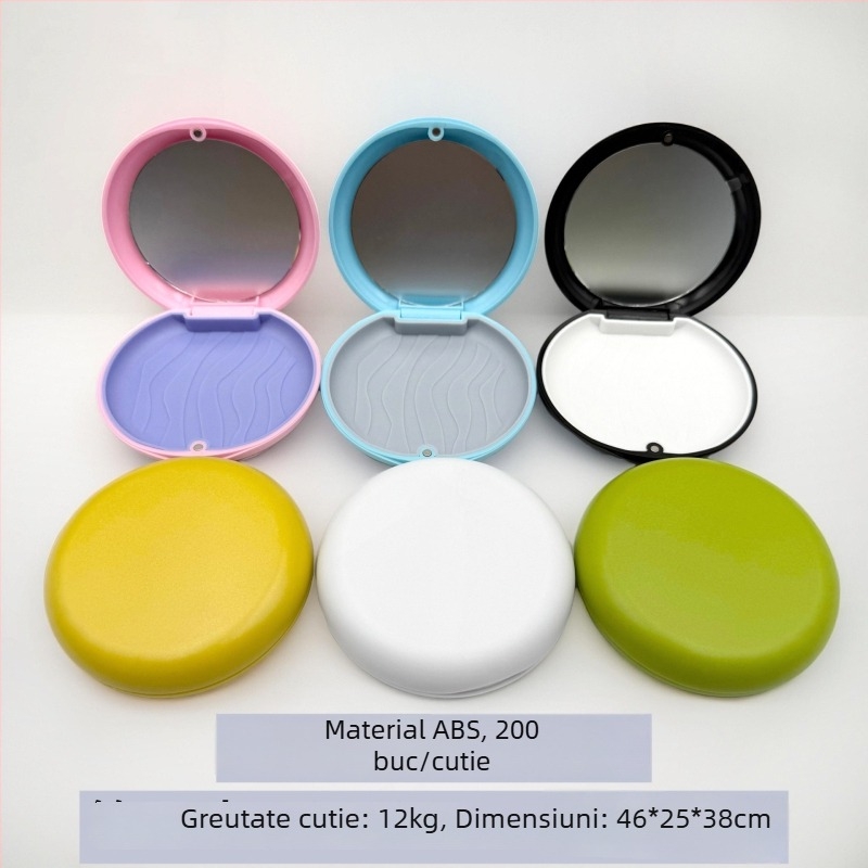 Zongrui cutie magnetică pentru depozitarea dinților pentru aparatele ortodontice, rezistentă la praf, 54 g, 100 de bucăți