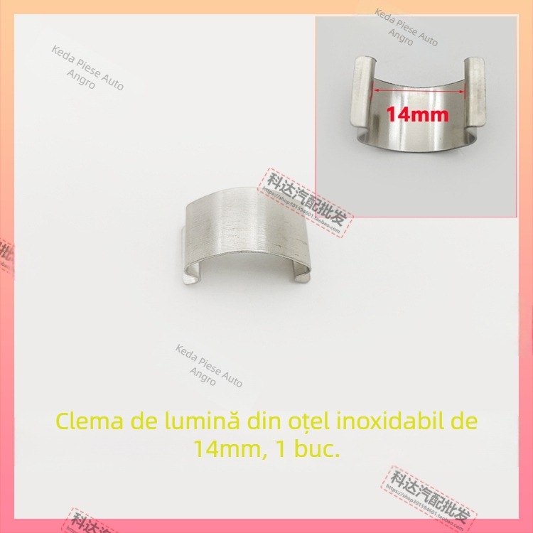 Clip montaj far: Model Stainless Steel Lamp Card; Material Plastic; Nr. piesei HYkruqrwtwsqlr; Compatibil cu alte tipuri de vehicule; Potrivire fabricată original