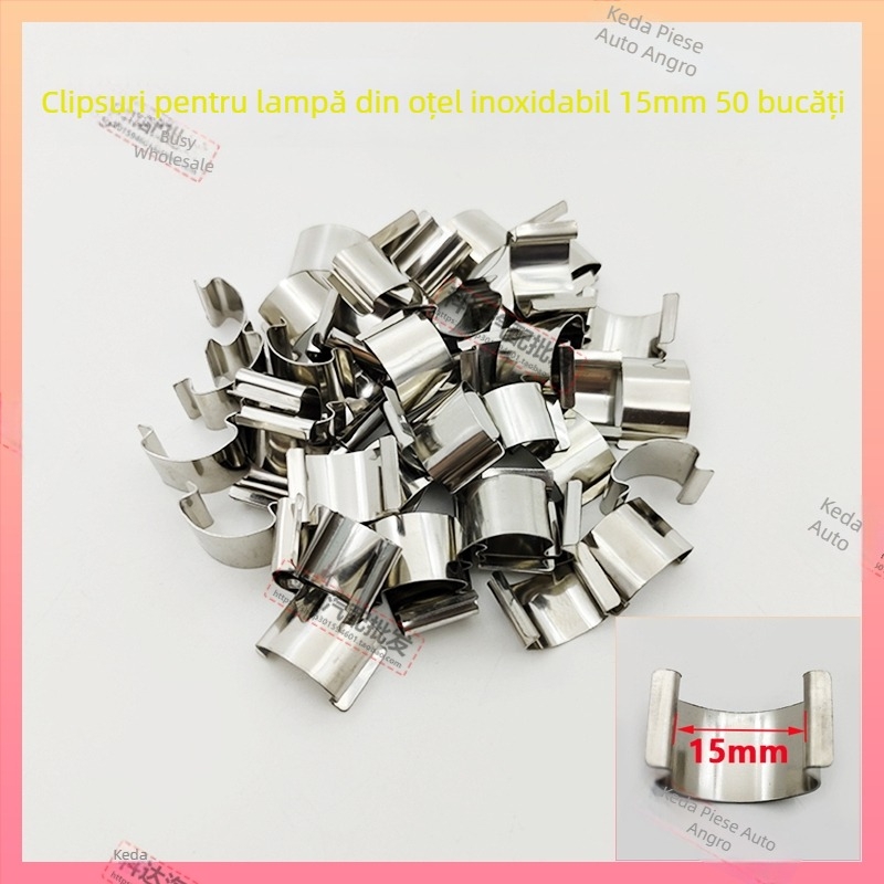 Clip montaj far: Model Stainless Steel Lamp Card; Material Plastic; Nr. piesei HYkruqrwtwsqlr; Compatibil cu alte tipuri de vehicule; Potrivire fabricată original