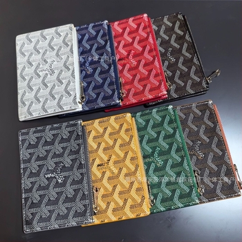 Portofel din piele pentru carduri, unisex, ultra-subțire, cu model litere, anti-furt