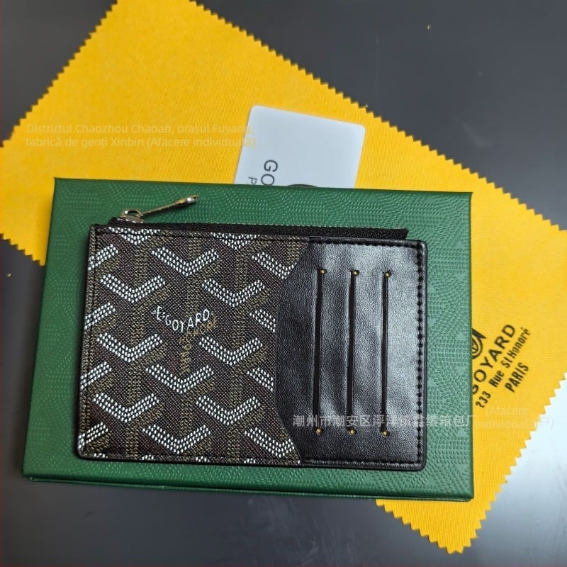 Portofel din piele pentru carduri, unisex, ultra-subțire, cu model litere, anti-furt