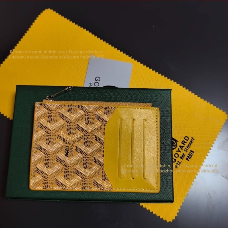 Portofel din piele pentru carduri, unisex, ultra-subțire, cu model litere, anti-furt