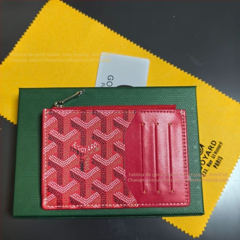 Portofel din piele pentru carduri, unisex, ultra-subțire, cu model litere, anti-furt