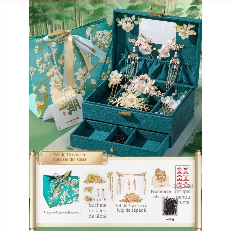 Set accesorii pentru păr pentru copii – agrașe metalice în formă de floare, lucrate manual, stil minimalist modern, ambalare individuală, lansare primăvara 2025