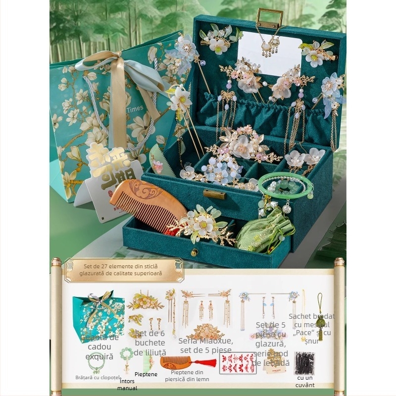 Set accesorii pentru păr pentru copii – agrașe metalice în formă de floare, lucrate manual, stil minimalist modern, ambalare individuală, lansare primăvara 2025