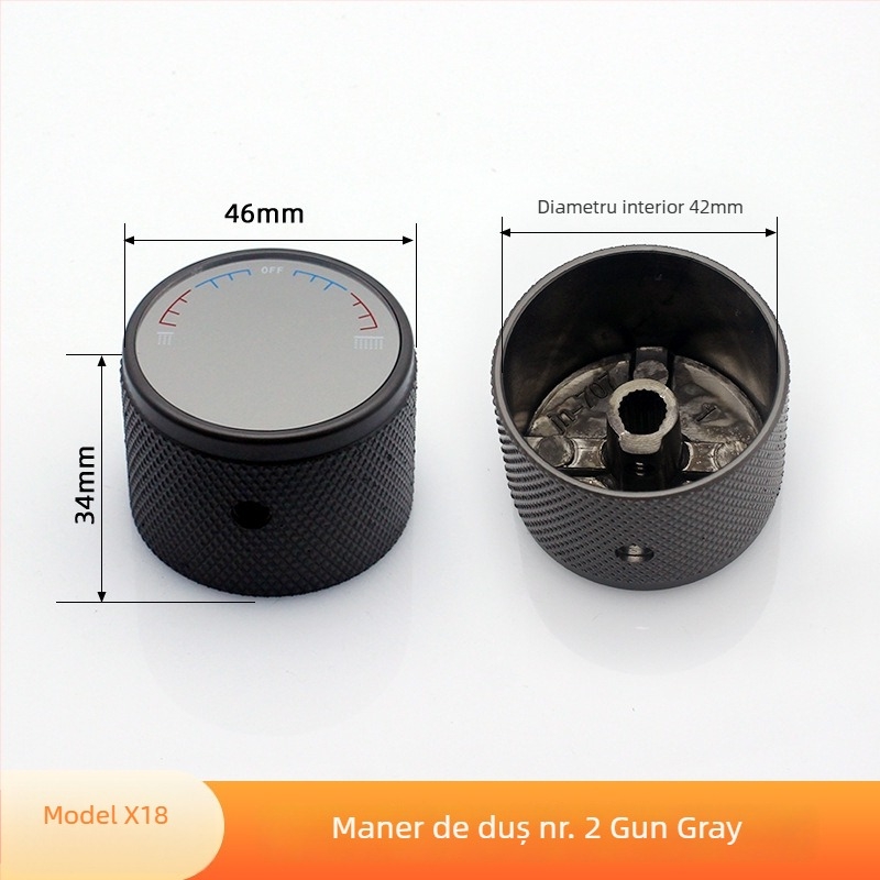 Cartuș de robinet pentru duș - ceramică/plastic, stil modern minimalist, operare prin învârte (ceramică/plastic; stil modern minimalist; operare prin învârte)