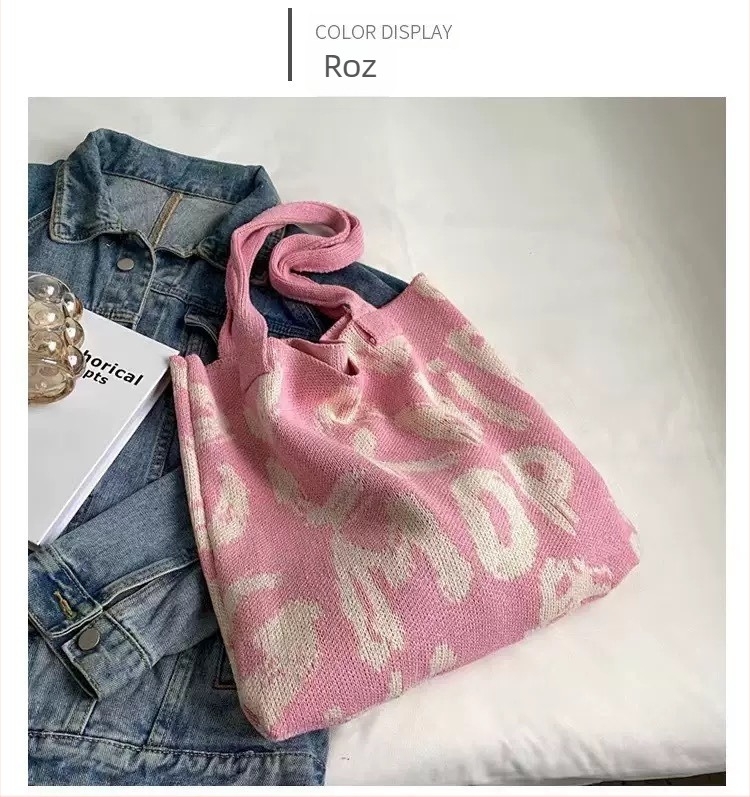 Geantă Tote – Stil casual de plajă, material din bumbac, formă ovală, deschidere deschisă, buzunare interioare pentru telefon și documente, căptușeală poliester