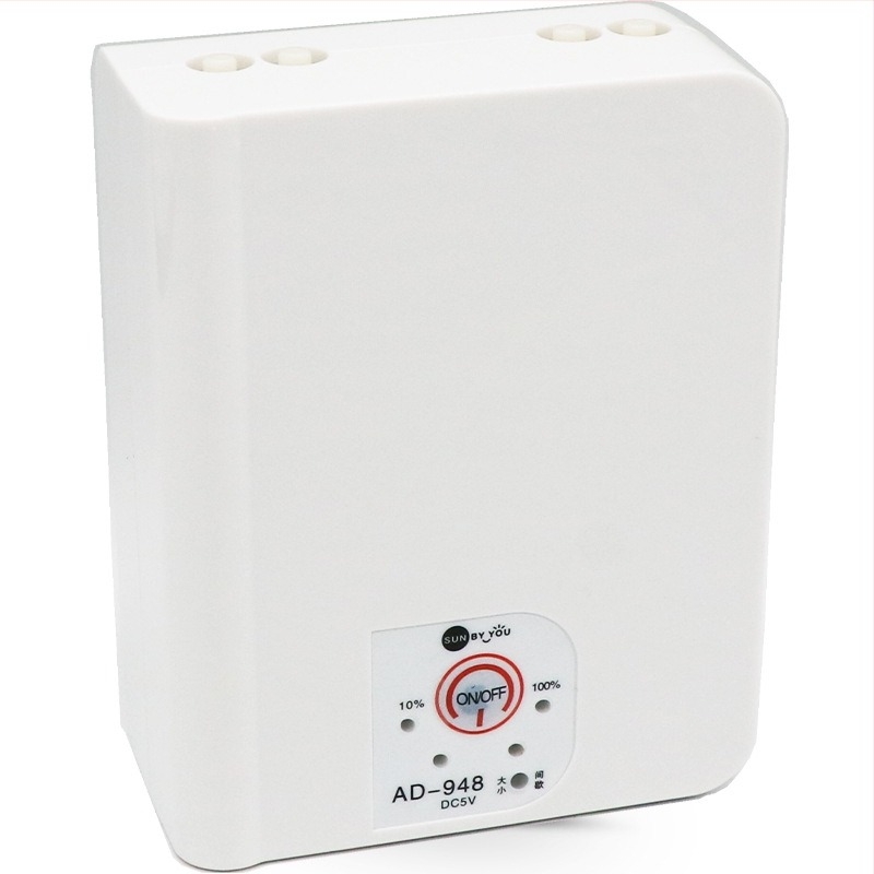 Spirit Companion pompă de oxigen pentru acvariu – ultra-quiet, portabilă, reîncărcabilă USB, alimentare DC, cu dublu scop