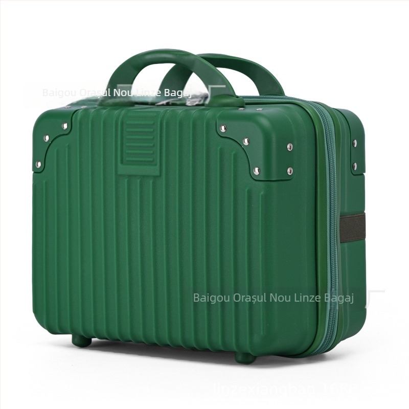 Geantă de cosmetică pentru călătorii, cu design în colț — Material PP, ultra-ușoară, extensibilă, închidere cu fermoar, 0,8 kg