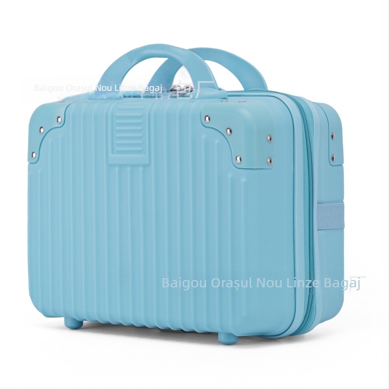 Geantă de cosmetică pentru călătorii, cu design în colț — Material PP, ultra-ușoară, extensibilă, închidere cu fermoar, 0,8 kg