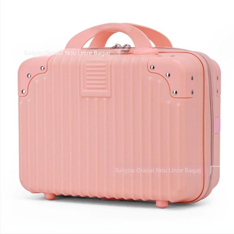 Geantă de cosmetică pentru călătorii, cu design în colț — Material PP, ultra-ușoară, extensibilă, închidere cu fermoar, 0,8 kg