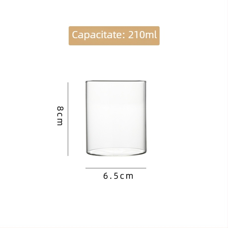 Vas din sticlă borosilicat de înaltă calitate pentru hidroponie, aranjamente florale și acvariu transparent, ambalaj carton
