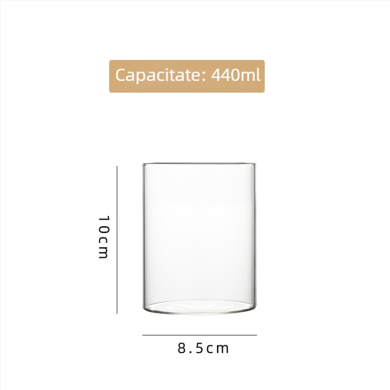 Vas din sticlă borosilicat de înaltă calitate pentru hidroponie, aranjamente florale și acvariu transparent, ambalaj carton