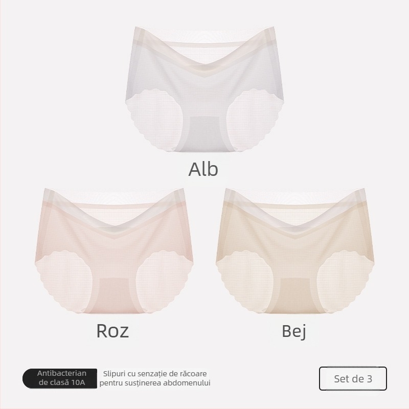 Chiloți de maternitate din bumbac, talie înaltă pentru susținerea burții, căptușeală din bumbac, tricot 40s, respirabili