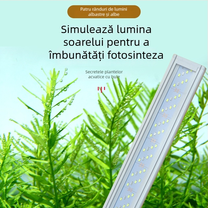Lampă LED pentru acvariu Iris – perle LED 5730, 6–26,5W, 0,27–0,74 kg, pentru creșterea plantelor acvatice și iluminare