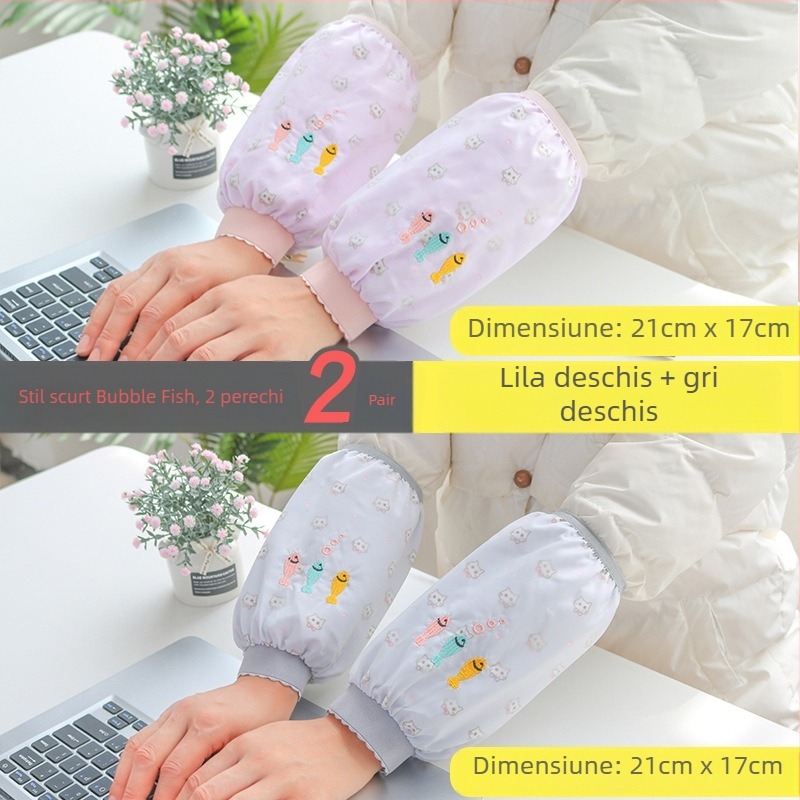 Șorț cu mâneci, versiune coreeană, impermeabil, rezistent la pete, durabil pentru muncă