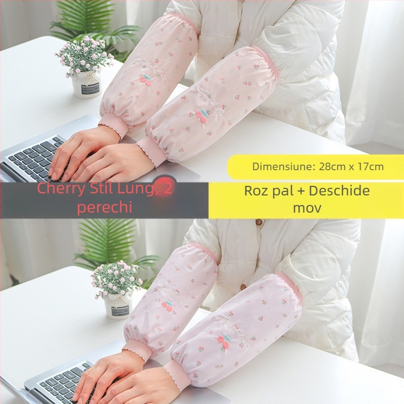 Șorț cu mâneci, versiune coreeană, impermeabil, rezistent la pete, durabil pentru muncă