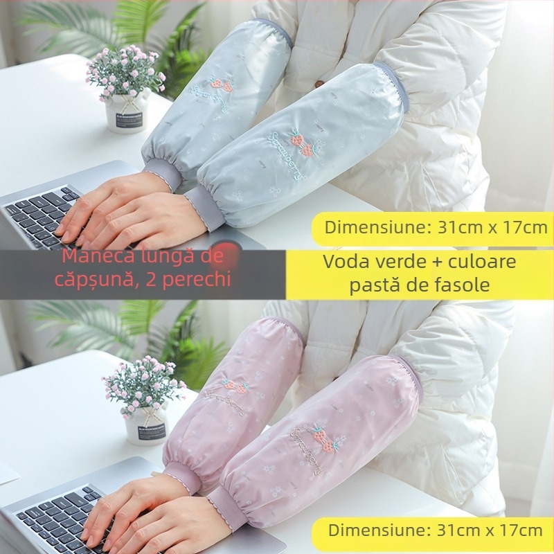 Șorț cu mâneci, versiune coreeană, impermeabil, rezistent la pete, durabil pentru muncă