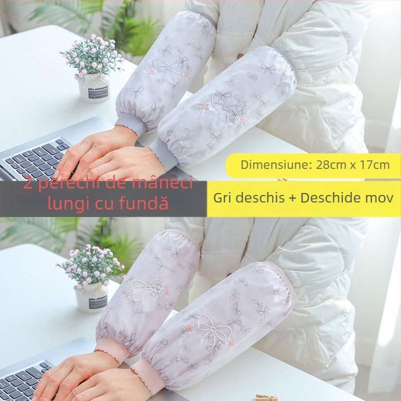 Șorț cu mâneci, versiune coreeană, impermeabil, rezistent la pete, durabil pentru muncă