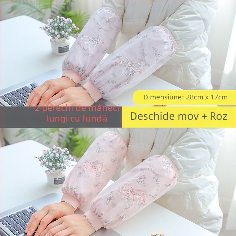 Șorț cu mâneci, versiune coreeană, impermeabil, rezistent la pete, durabil pentru muncă