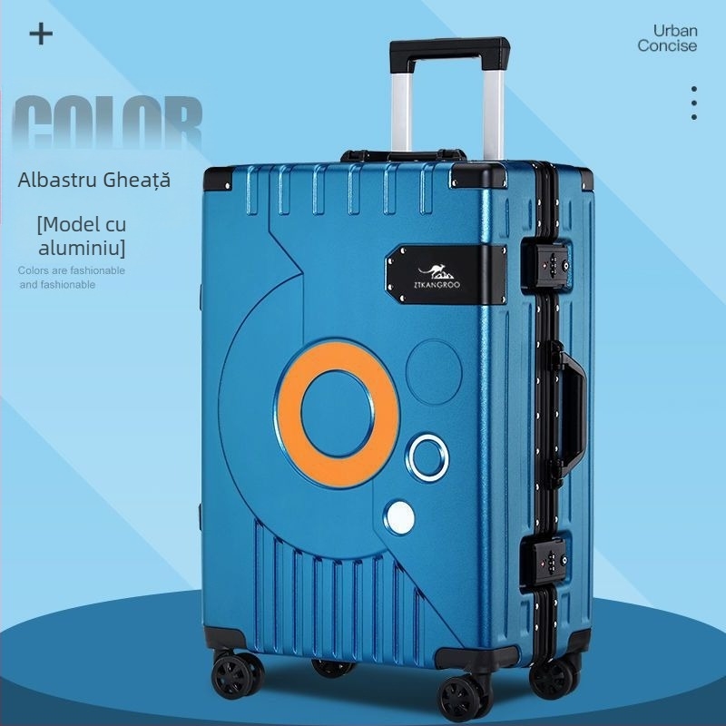 Valiză ABS, Deschidere cu fermoar, Roți universale, Încuietoare cu lacăt, Greutate 4 kg