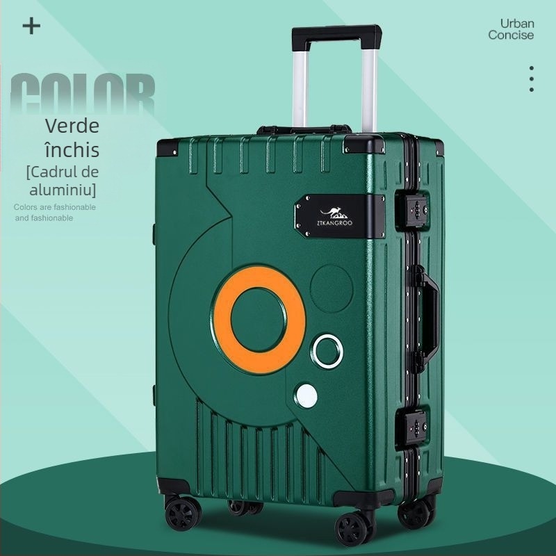 Valiză ABS, Deschidere cu fermoar, Roți universale, Încuietoare cu lacăt, Greutate 4 kg