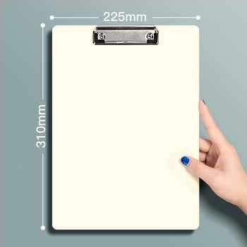 Clipboard A4 din PVC, model 3860, pentru elevi, orientare verticală