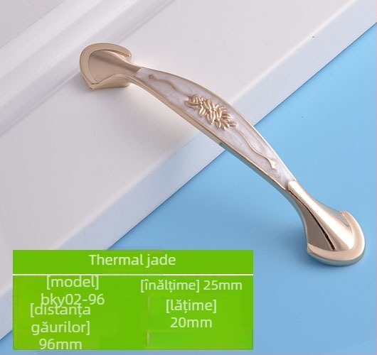 Mâner pentru ușă de dulap din aliaj de zinc, model lrls001, Longrun, stil modern simplu