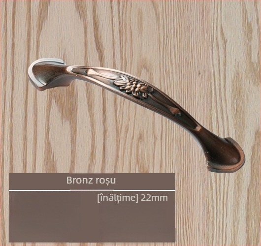 Mâner pentru ușă de dulap din aliaj de zinc, model lrls001, Longrun, stil modern simplu