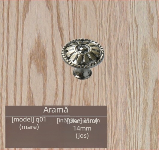 Mâner pentru ușă de dulap din aliaj de zinc, model lrls001, Longrun, stil modern simplu