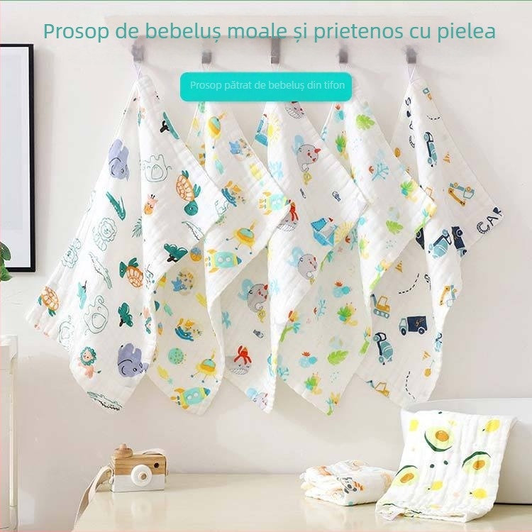 Prosop de copii din bumbac Bamboo Blue, pătrat, 1744/1745/1746, 40-count, sub 50 g