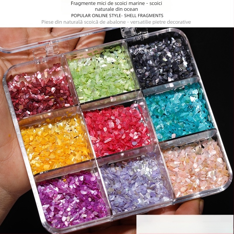 Accesorii de bijuterii DIY — Material scoică, Model natural de scoică, Finisaj cu ulei picurat, Stil antic, Primăvara 2025