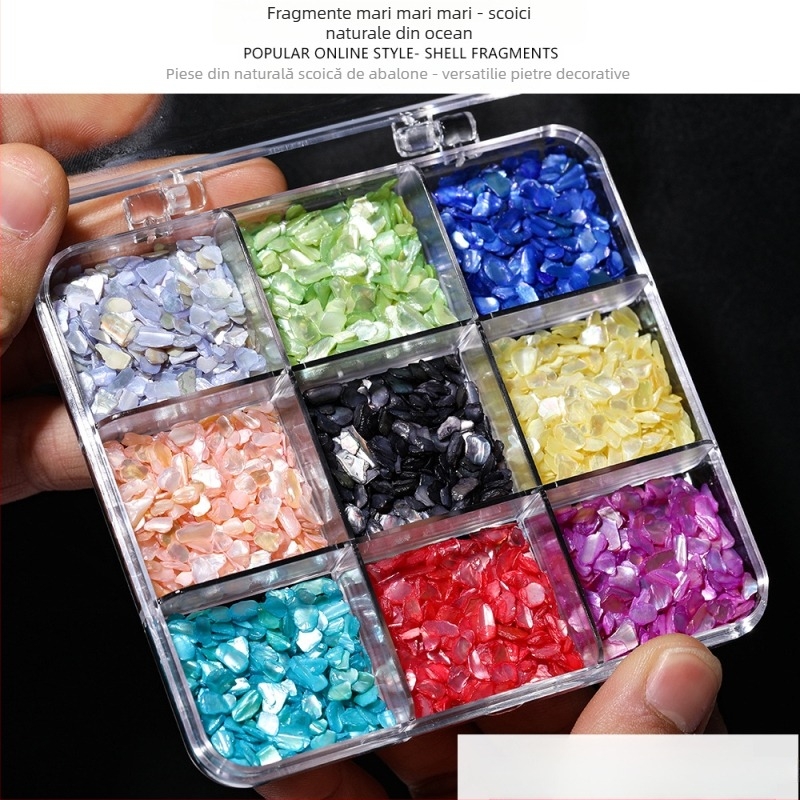 Accesorii de bijuterii DIY — Material scoică, Model natural de scoică, Finisaj cu ulei picurat, Stil antic, Primăvara 2025