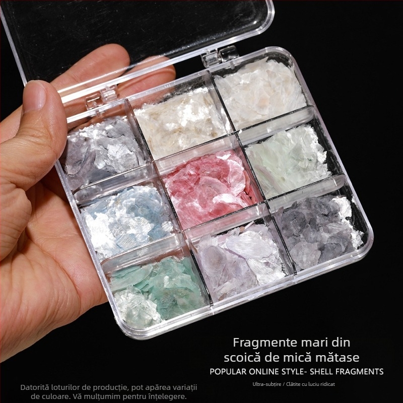 Accesorii de bijuterii DIY — Material scoică, Model natural de scoică, Finisaj cu ulei picurat, Stil antic, Primăvara 2025