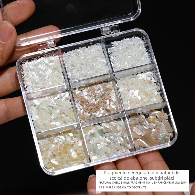 Accesorii de bijuterii DIY — Material scoică, Model natural de scoică, Finisaj cu ulei picurat, Stil antic, Primăvara 2025