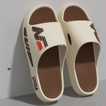 Sandale slide pentru bărbați – partea superioară PVC, talpă PVC, talpă turnată prin injecție, slip-on, încălțăminte casual de vară