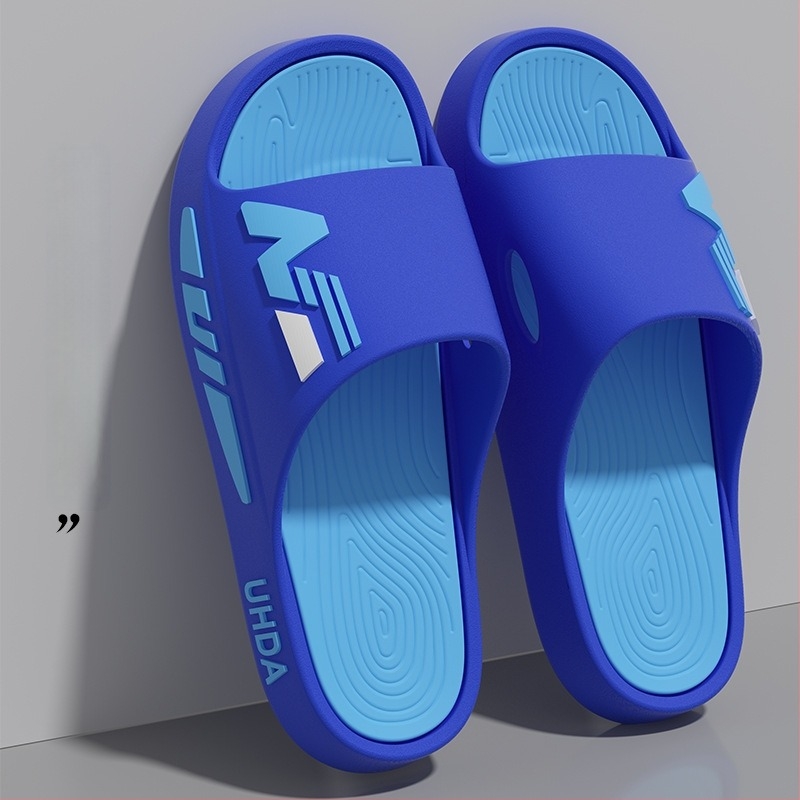 Sandale slide pentru bărbați – partea superioară PVC, talpă PVC, talpă turnată prin injecție, slip-on, încălțăminte casual de vară