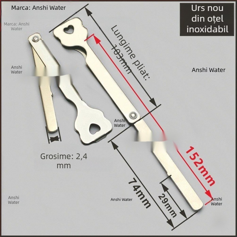Cheie pliabilă cu amprentă – model Ai Yi; material: Alt; scop: Alt; stil: Alt