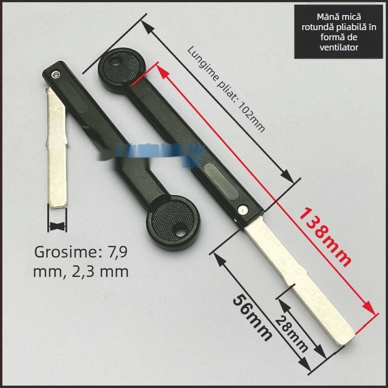 Cheie pliabilă cu amprentă – model Ai Yi; material: Alt; scop: Alt; stil: Alt