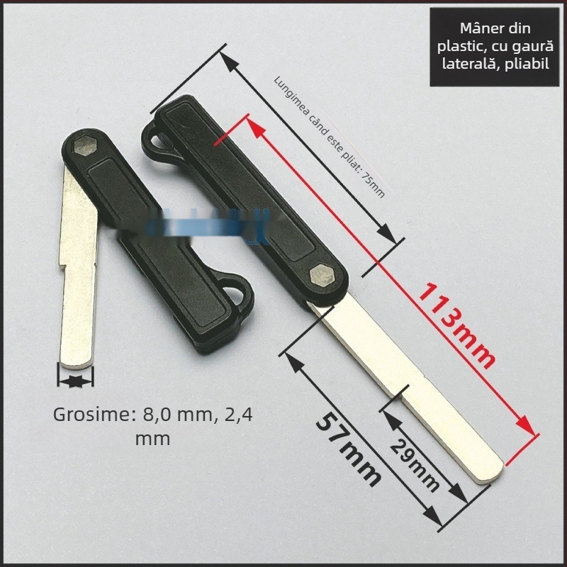 Cheie pliabilă cu amprentă – model Ai Yi; material: Alt; scop: Alt; stil: Alt