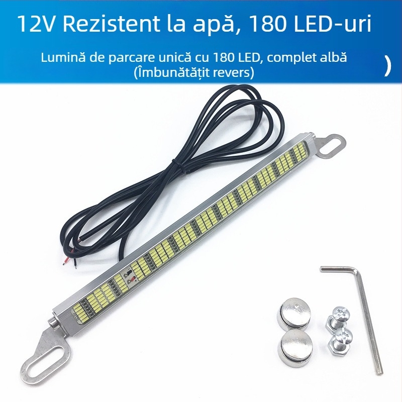 Lampă LED auto multifuncțională pentru mers înapoi și frână cu 120 SMD pentru lampă de înmatriculare, 12–24V, LED, durată de viață 10000 h